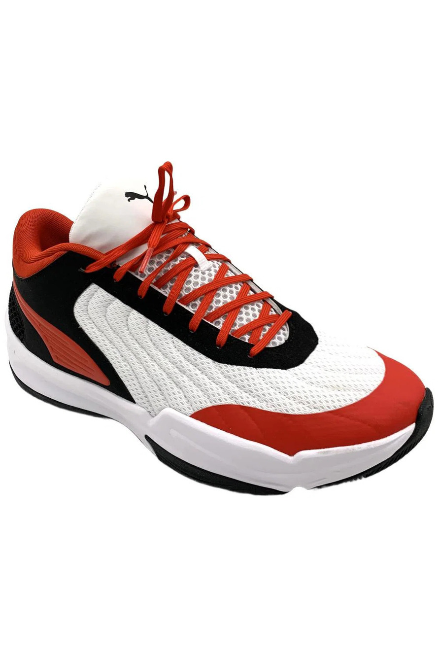 PUMA Men's Court Pro 2.0 Sneakers Black/White/Red - Medium